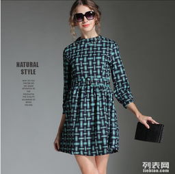 欧美风新款格子连衣裙 广州厂家直销，一件起批引领时尚潮流